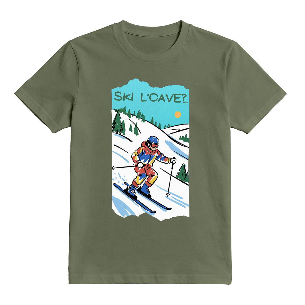 T-Shirt Ski l'cave