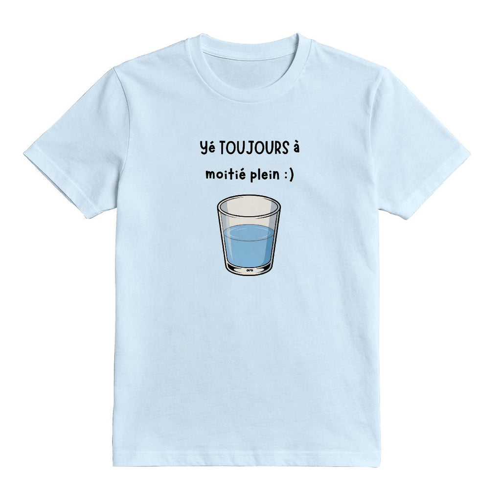 T-Shirt Verre à moitié plein