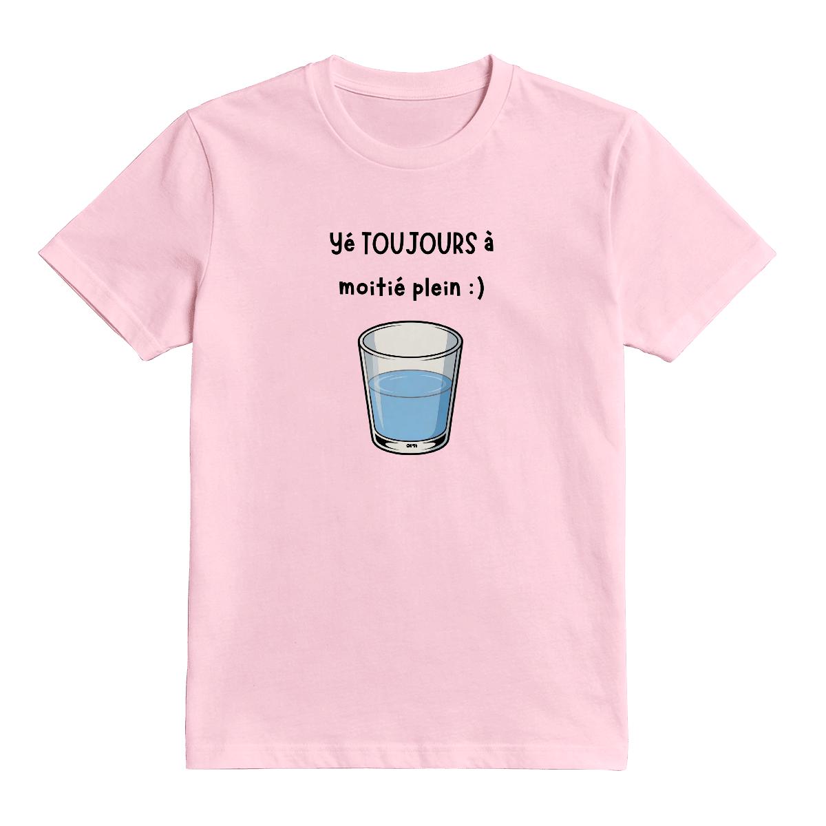 T-Shirt Verre à moitié plein